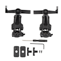 Miniatyrbillede 1 af 5: ARC Rail Adapter Tilbehør Multi Vinkel Rotation Hjelm Rail Adapter Hovedtelefon Mount