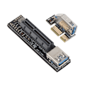 Miniatyrbild 3 av 5: Moderkortsförlängningskabel PCI‑E X1-gränssnitt PCI‑E4X-överföring Datortillbehör