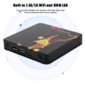Miniatyrbild 4 av 8: X99 MAX+S905X3 Internet TV-box för Android 9.0 System Dubbelfrekvens WIFI 1000MB 8K4+128GB EU-kontakt