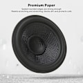 Miniatyrbild 5 av 5: Pappershögtalarkon Drum Paper 1 tum innerdiameter Gummi Surround Subwoofer Koner Drum Paper för 4 tum högtalare