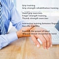 Miniatyrbild 7 av 8: Handträningsbollar för stresslindring och främjande av blodcirkulation, fysioterapi med olika motstånd för att förbättra ledrörligheten och