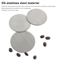 Miniatyrbillede 3 af 5: 2 stk. skærme Dobbelt 1,7 mm tyk 150 mikron rustfrit stål genanvendelig
