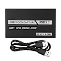 Miniatyrbilde 1 av 5: 4K spillkortspill for videoopptak - Høydefinisjon USB3.0 1080P Grabber Dongle for OBS