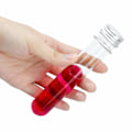 Miniatyrbillede 3 af 5: 14 stk. Reagensglas i plast, 40 ml, gennemsigtige