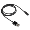 Miniatyrbillede 2 af 5: 1m/3,3ft Smart Watch Magnetisk Oplader Opladning Datakabel Sort til Asus ZenWatch 2