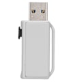 Miniatyrbild 2 av 8: USB-minne Portabel Vit Plast Tryck-och-Dra Flashdisk för Informationslagring Dataöverföring Dator Surfplatta Bil Vit 64GB