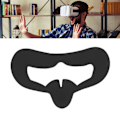 Miniatyrbilde 1 av 8: VR-briller Silikon Øyemaske for Oculus Quest 2 Pustende Anti-Svette VR Beskyttelsesdeksel Svart