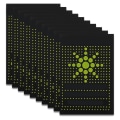 Miniatyrbilde 2 av 2: 10 stk. strålingsbeskyttende klistremerker for mobiltelefoner, antistrålingsbeskyttelse for mobiltelefoner, datamaskiner, bærbare datamaskiner og elektroniske enheter