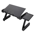 Miniatyrbild 3 av 7: Rotationsunderverk, 360 Graders Laptopställ för Upp Till 17 Tums Bärbara Datorer, Magnesium-Aluminiumlegering Säkerställer Robust Konstruktion Och