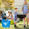 Miniatyrbild 4 av 6: Bärbart Vattenförvaringssystem, Vikbar Vattenblåsa för Campingsemester, Högkvalitativt PVC-material Säkerställer Hållbarhet och Säkerhet, Perfekt För