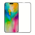 Miniatyrbilde 1 av 2: 3D Herdet Glass Beskyttelse Svart for iPhone 16 Pro - Maksimal Beskyttelse og Klarhet