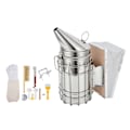 Miniatyrbilde 4 av 5: 10PCS Biavlingsutstyr Kit Biesmoker Hansker Børste Wire Embedder Avdekking Verktøy Rammeklips Hive Verktøy
