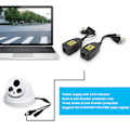 Miniatyrbillede 1 af 2: 2 par 3 i 1 PowerVideoAudio Balun-stik Transceiver 8MP CVi AHd TVi CVBS