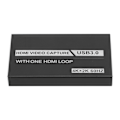 Miniatyrbilde 5 av 5: 4K spillkortspill for videoopptak - Høydefinisjon USB3.0 1080P Grabber Dongle for OBS