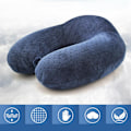 Miniatyrbild 3 av 5: Lyxig Resekudde i Memory Foam, Tempur-Pedic-inspirerad Design för Personlig Komfort, Sammet Örngott i Memory Foam Säkerställer Skonsam Hudvård