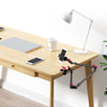 Miniatyrbild 7 av 8: 31in justerbar ledad arm med 1/4in 3/8in gänga ledad arm kameramontering 360 graders rotation för kamera telefon