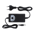 Miniatyrbillede 3 af 5: 48W 2A 1-24V Justerbar Spændingsadapter Motorhastighedsstyring 100-240V EU-stik
