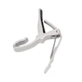 Miniatyrbillede 3 af 8: Guitar Capo Legering Hurtig Toneændring Bærbar Instrument Tilbehør Til Spil Performance Sølv