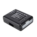 Miniatyrbillede 3 af 5: Sort Computer PC Strømforsyning Tester 24Pin Kompatibel PSU/ATX/SATA/HDD Med Indikatorlys
