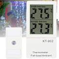 Miniatyrbild 1 av 8: KT‑902 Akvarietermometer Dubbel Digital Display för Reptil Sköldpadda Inkubatorer