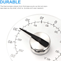 Miniatyrbilde 2 av 5: Wand Fenster Thermometer, utendørs innendørs husholdning transparent