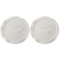 Miniatyrbilde 3 av 8: 2 stk oppblåsbare båtkajakk DRing Pad Patch PVC Marine rustfritt stål fast spenne (grå)