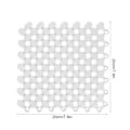 Pikkukuva 4 / 8: 6 kpl 20x20cm liukumatonta liitoslattiamattoa keittiöön, kylpyhuoneeseen, suihkuun, uima-altaaseen, parvekkeelle (valkoinen)