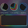 Miniatyrbild 5 av 6: Chroma RGB Gamingmusmatta, Optimerad för alla sensorer med mikrotexturerad tygyta, Halkfri bas för skrivbordsstabilitet, 8 dynamiska + 7 statiska färger