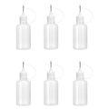 Miniatyrbillede 3 af 5: 6 stk. 30 ml nålespids limflaske DIY papir kunst quilling værktøj flaske nåleapplikator