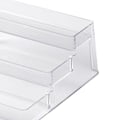 Miniatyrbild 3 av 5: Klar akryl displayställ 3-nivåers ställ displayställ kök badrum förvaringsställ transparent färg