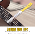 Miniatyrbild 7 av 8: 3PCS Gitarr Mutter Fil Nagel Dragare Reparationsverktyg för Bas Mandolin Banjo Ukulele