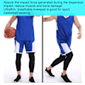Miniatyrbild 3 av 5: Sport Cellulär Basketboll Knäskydd Ultratunn Andningsbar Antiskollision Elasticitet Skyddsutrustning för Vuxna Barn Svart