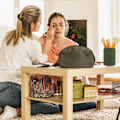Miniatyrbild 5 av 5: Makeup borsthållare reseborstar fodral väska förvaring dammsäker för kvinnor