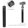 Miniatyrbild 1 av 6: Förlängningsstång i aluminiumlegering för gimbal-selfiestick, 1/4'' skruvförlängare för DJI Zhiyun