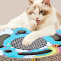 Miniatyrbild 4 av 8: Vikbar Dragspels-Katt Leksak: Interaktiv Klösbräda För Katt, Krypterad Korrugerad Papper Klösbräda Leksak, Stimulera Katters Intresse Och Skydda