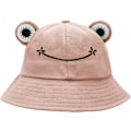 Miniatyrbild 1 av 4: Grodhatt Hink Solhatt för Kvinnor Grod Hinkhatt Sommar Rosa