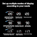 Miniatyrbild 8 av 8: Universell bil Head Up Display High Definition OBD HUD vindruta projektor överhastighets säkerhetslarm