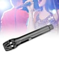 Miniatyrbild 1 av 8: Trådlös Mikrofon 1 för 2 LED-Skärm Handhållen Karaoke Trådlös Mikrofon för Utomhus Hem Konferens Svart