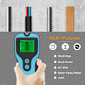 Miniatyrbilde 5 av 8: 3 i 1 Vegg-skanner Finder Multifunksjonell Bærbar LCD Digital Vegg Metall Tre Studs Detektor Blå