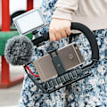 Miniatyrbild 1 av 5: DV Handheld C-formad videostabilisator blixtstativ stabilisator