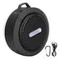 Miniatyrbild 1 av 5: C6 Bluetooth-högtalare med sugkopp karbinhake vattentät mini-subwoofer för utomhussporter