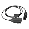 Miniatyrbild 5 av 5: U94 PTT-ljudkabeladapter för Motorola GP140 GP320 GP328 GP338 GP340 Walkie Talkie