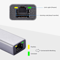 Miniatyrbild 4 av 5: 1Gbps LAN-adapter, Aluminiumlegeringshölje för förbättrat skydd, Plug & Play för omedelbar anslutning, Universell kompatibilitet med MacBooks,