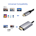 Miniatyrbillede 8 af 8: USB-C til HD Multimedia Interface Kabel 4K ved 60Hz Type C til HD Multimedia Interface Adapter til Galaxy S22 til XPS 3m/9,8ft
