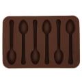 Miniatyrbillede 1 af 5: Kage Chokoladeform Non-Stick Ske Form DIY Bageform Værktøj
