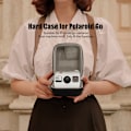 Miniatyrbild 4 av 5: Hård väska för Polaroid Go EVA Reptålig skyddande bärbar direktbildskamera förvaringsväska med bärrep för utomhusresor