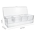 Miniatyrbild 2 av 8: Fruktgarnityr Organizer, Mångsidig Användning med Rymlig Smart Design, Isfack Håller Kallare Temperaturer, Giftfri Splittringsfri för Inomhusbruk