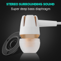 Miniatyrbild 2 av 5: Handsfree-samtal typ C-hörlurar i örat Super Deep Bass typ C-hörlurar med mikrofon för LETV