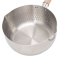 Miniatyrbild 3 av 5: Japansk kastrull Non Stick 20cm diameter med lock trähandtag Rostfritt stål Mjölksoppa Gryta för hemmakök