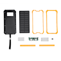 Pikkukuva 1 / 5: Kannettava 20000mAh nopea lataus kaksois USB Polar Mobile Power Bank -kotelo DIY-sarja keltainen